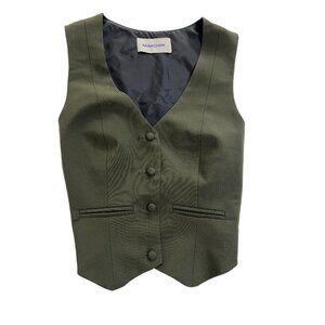 MIMCHIK Backless Vest in Olive